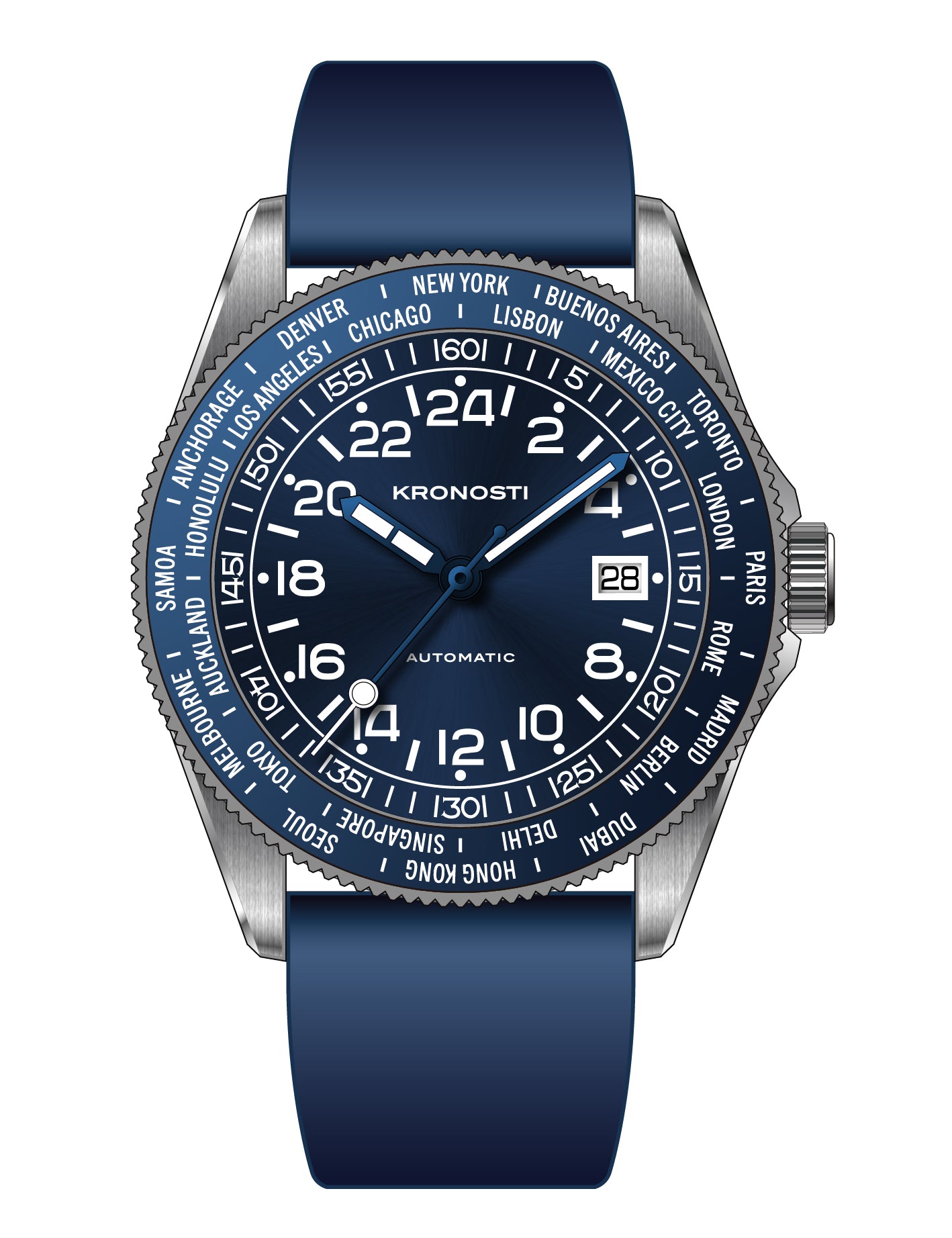 KRONOSTI Deep Explorer – Radial 24H Dial