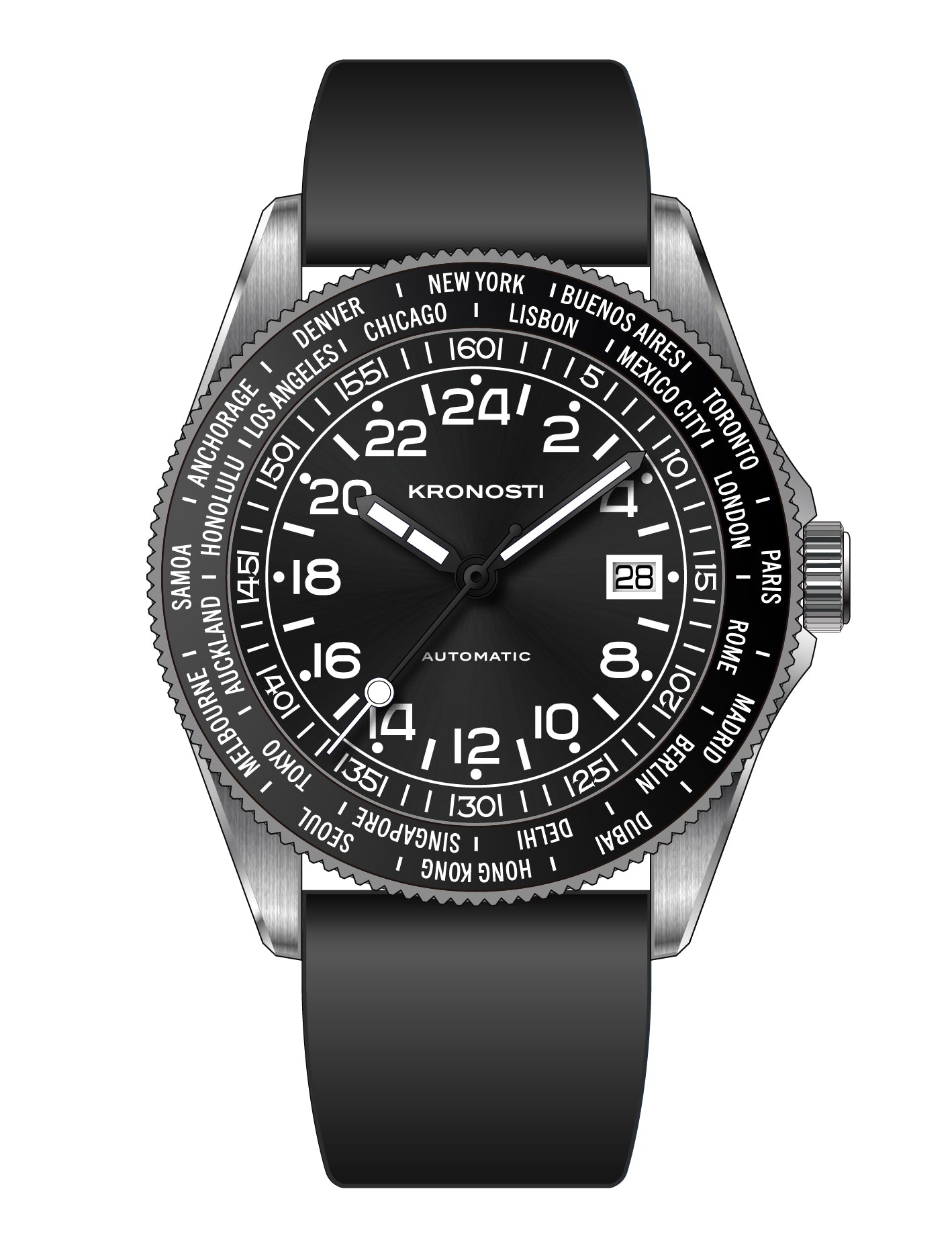 KRONOSTI Deep Explorer – Radial 24H Dial