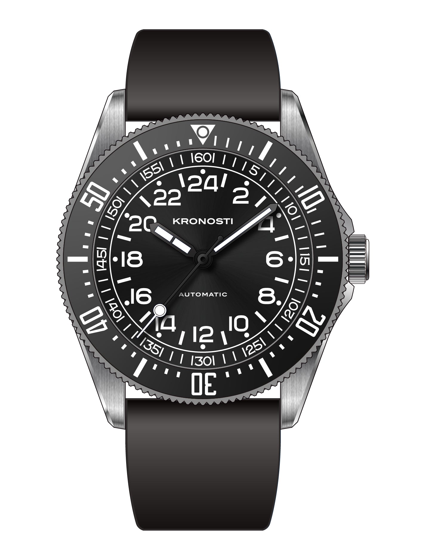 KRONOSTI Deep Explorer – Radial 24H Dial
