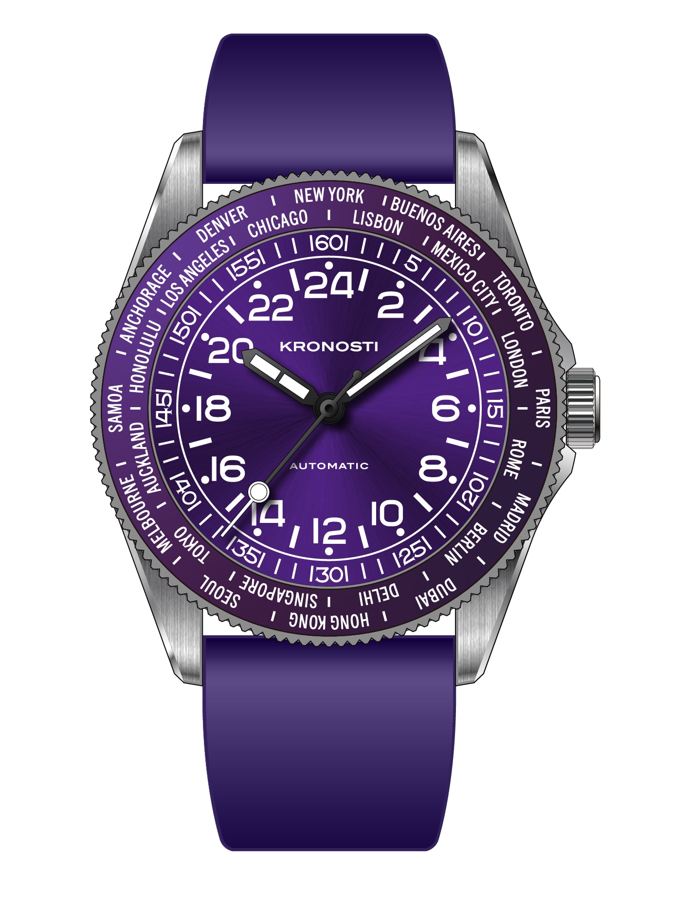 KRONOSTI Deep Explorer – Radial 24H Dial