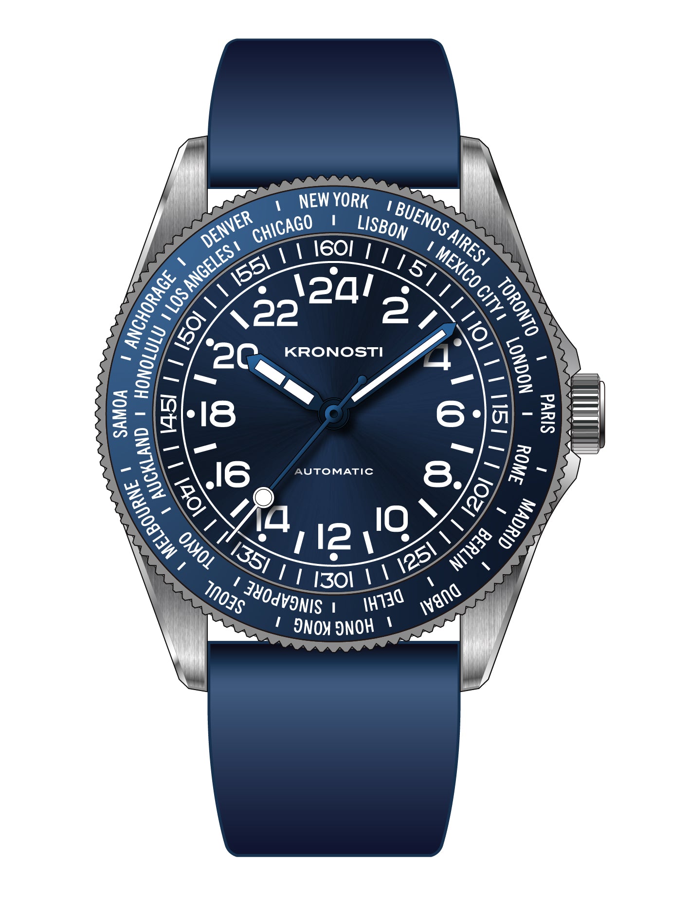 KRONOSTI Deep Explorer – Radial 24H Dial