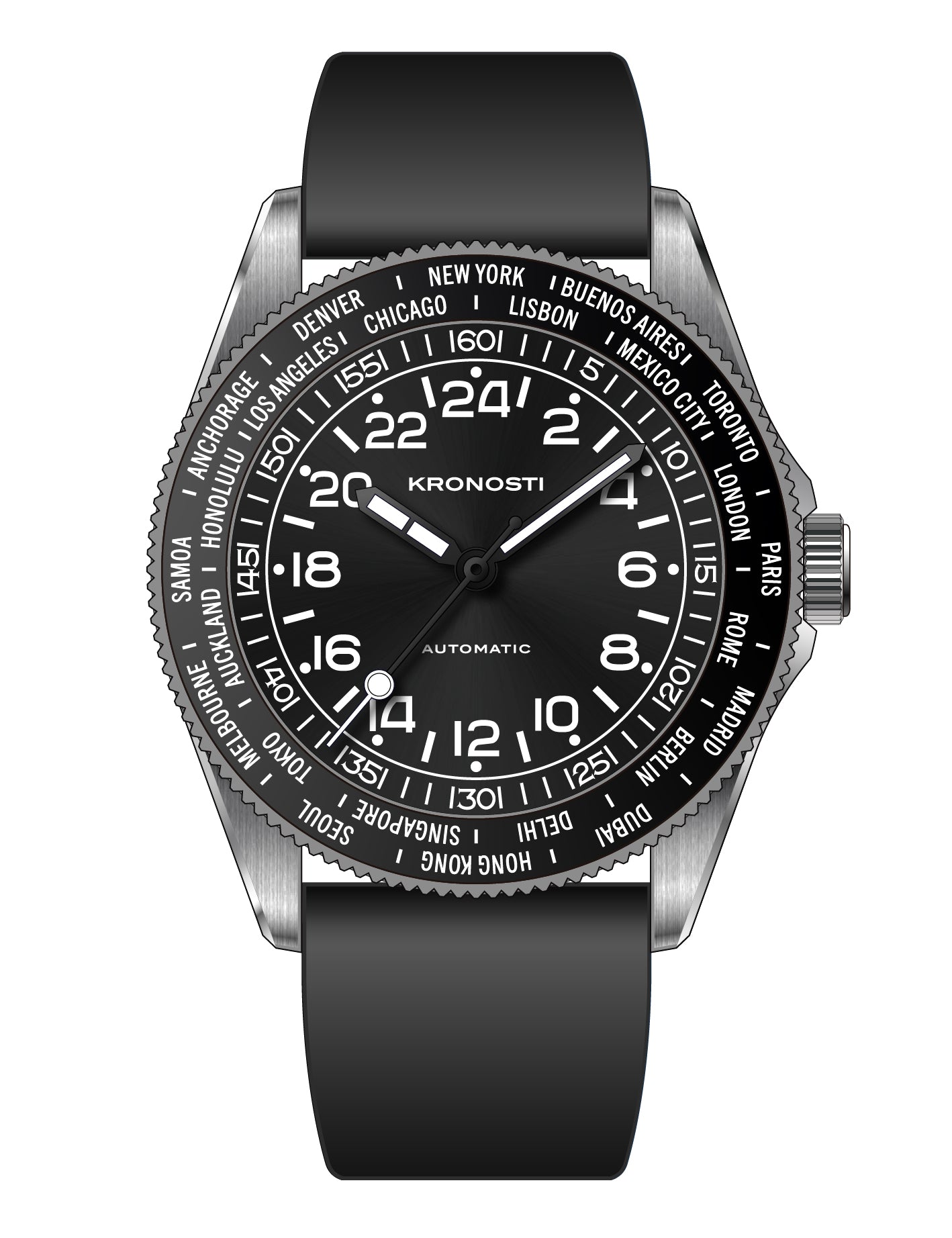 KRONOSTI Deep Explorer – Radial 24H Dial