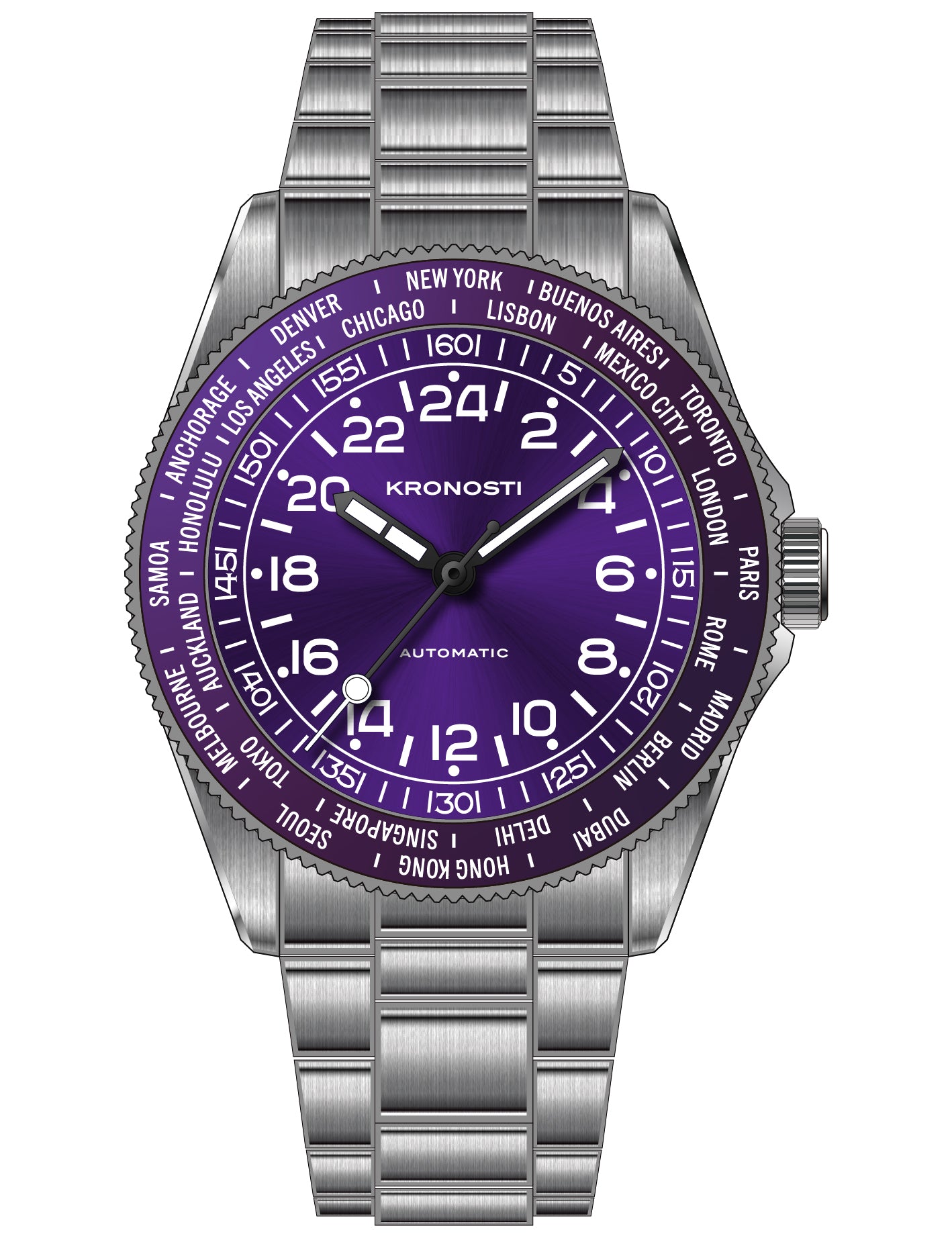 KRONOSTI Deep Explorer – Radial 24H Dial