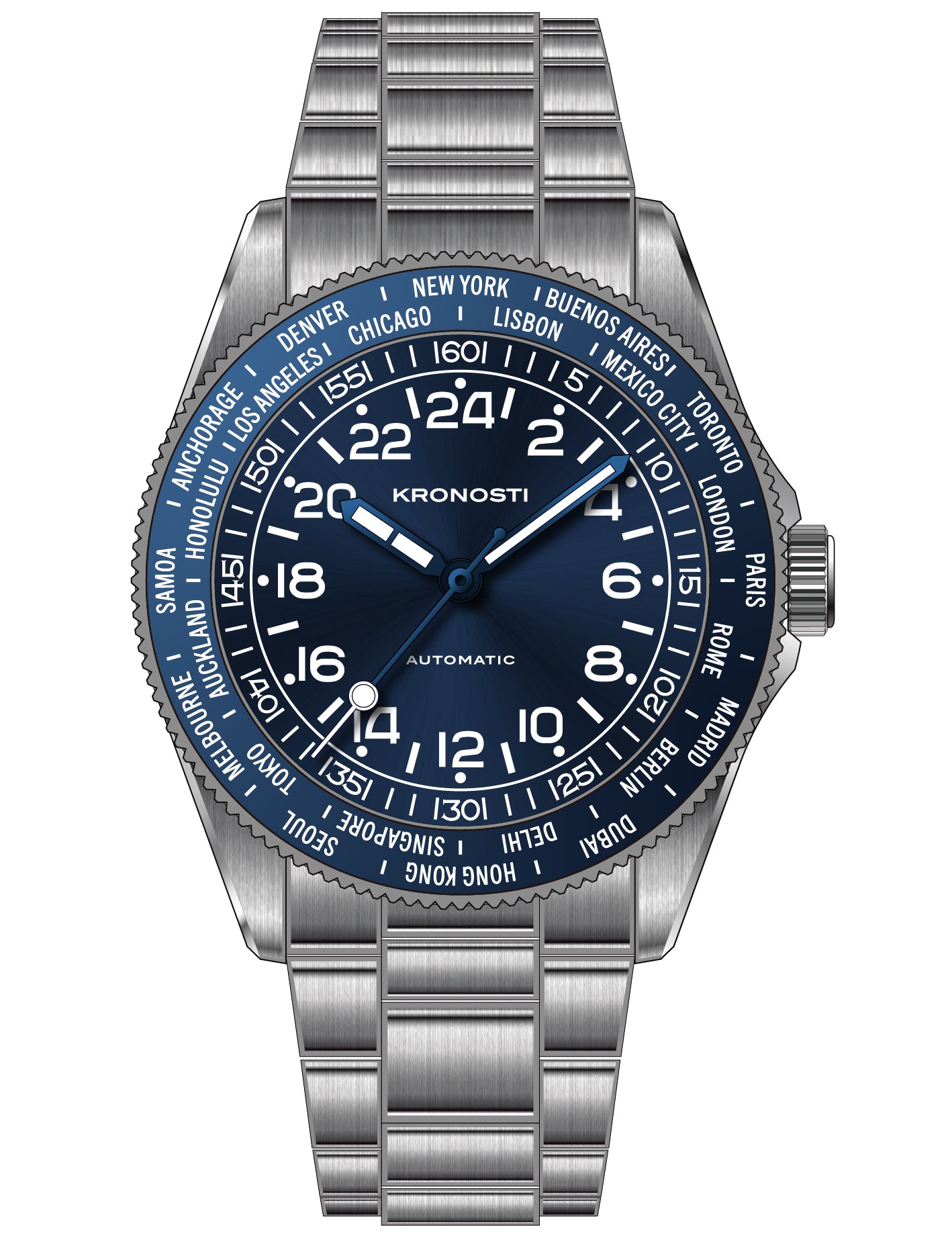 KRONOSTI Deep Explorer – Radial 24H Dial