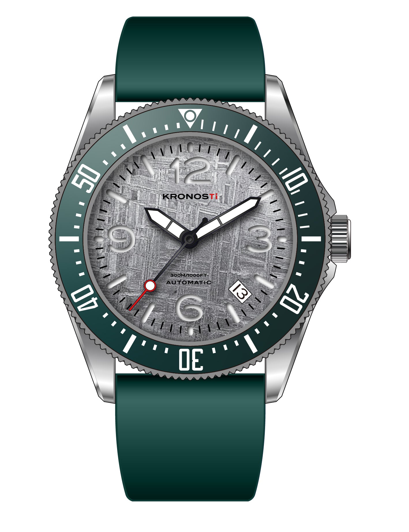 KRONOSTI Deep Explorer – Meteorite Dial (Three-Hand with Date)