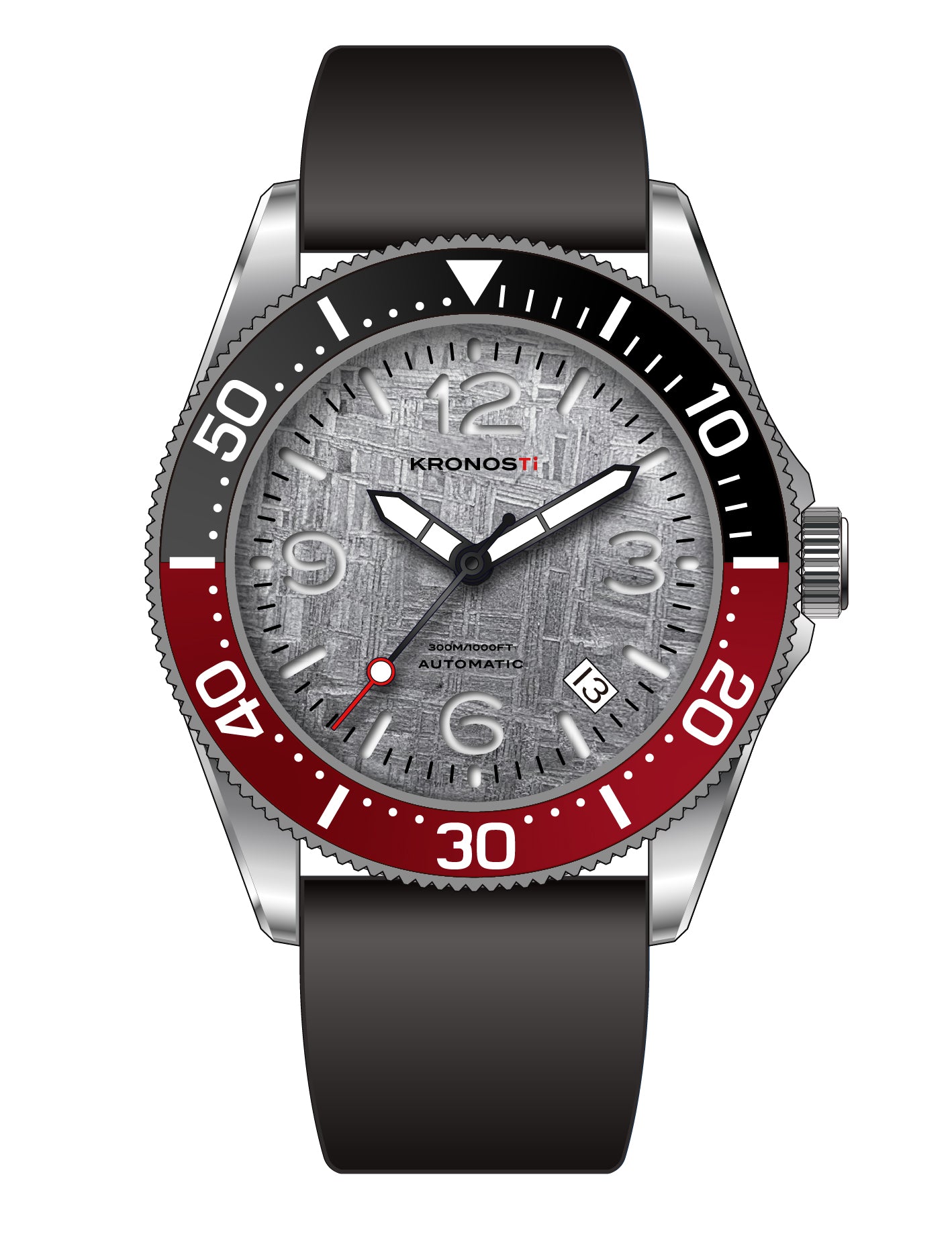 KRONOSTI Deep Explorer – Meteorite Dial (Three-Hand with Date)