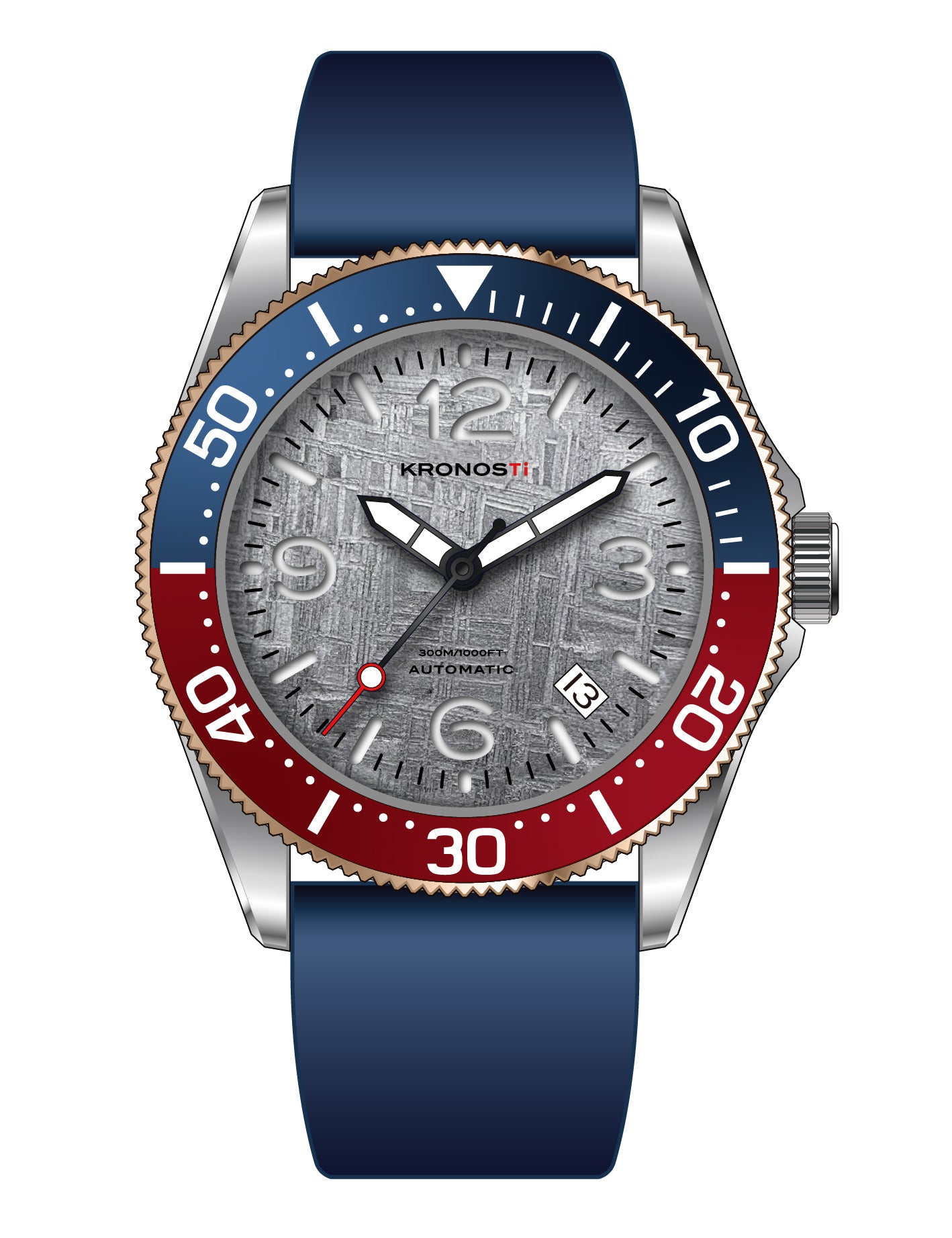 KRONOSTI Deep Explorer – Meteorite Dial (Three-Hand with Date)