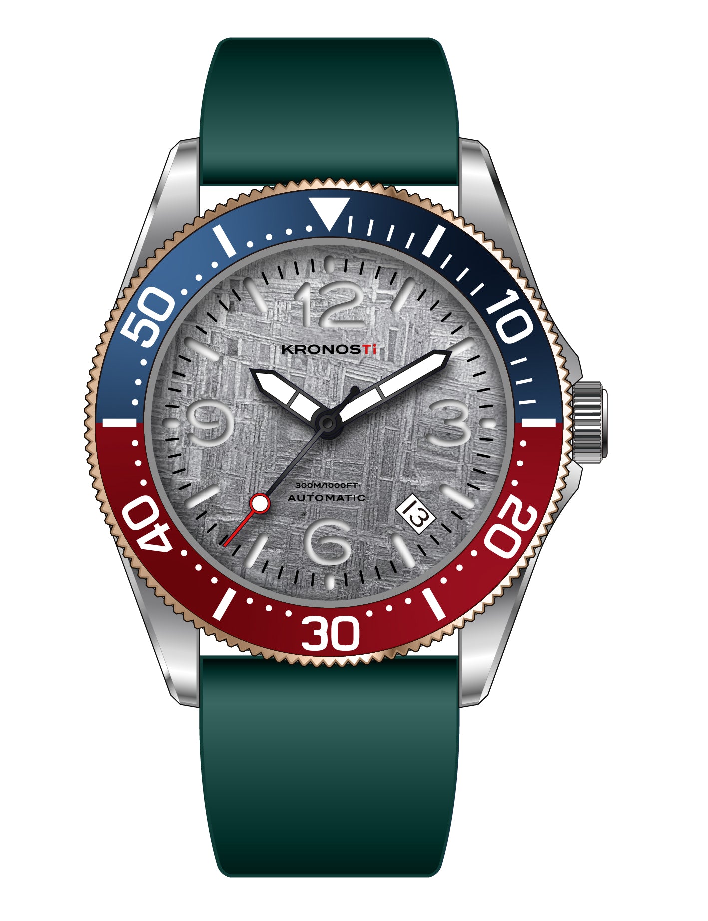 KRONOSTI Deep Explorer – Meteorite Dial (Three-Hand with Date)