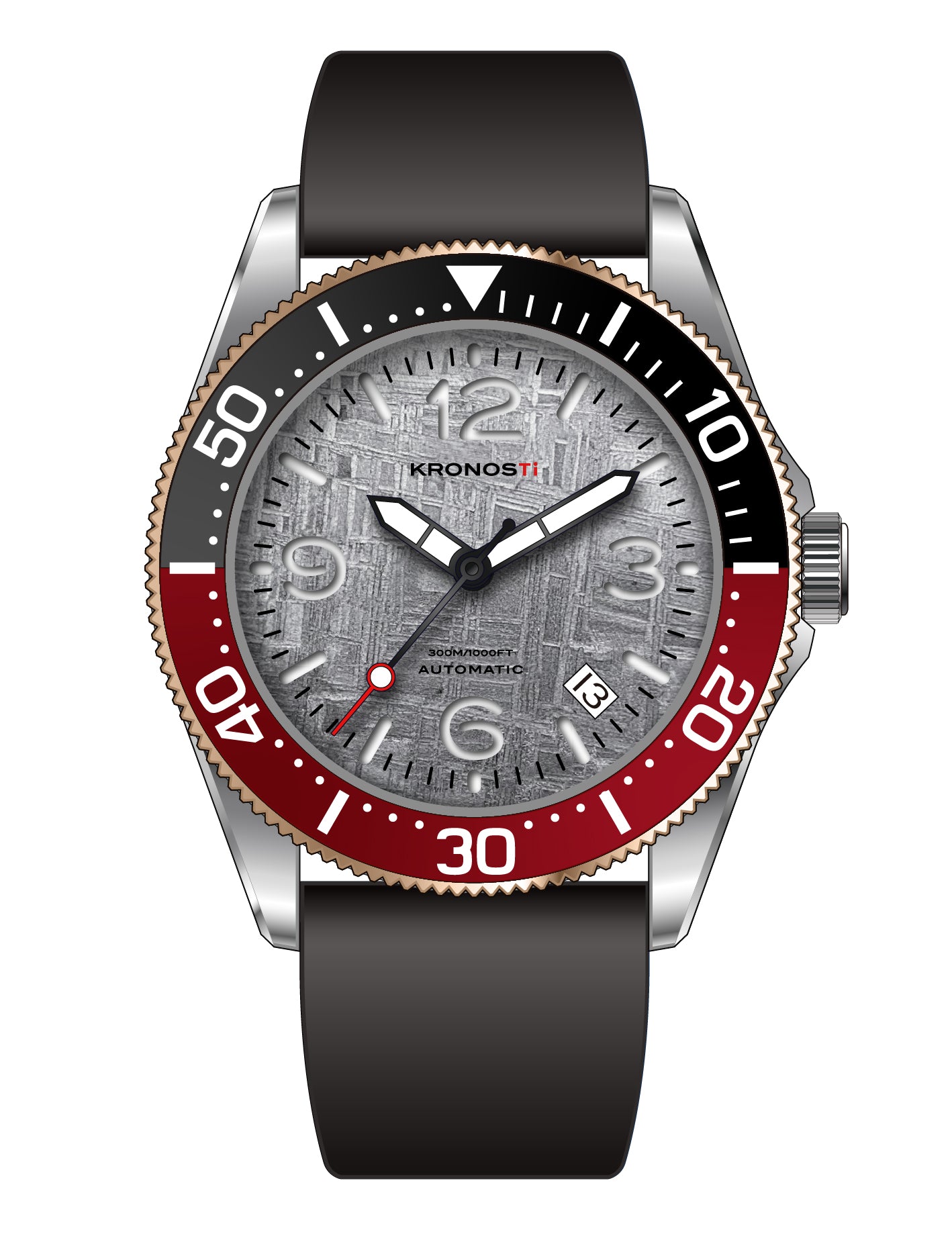 KRONOSTI Deep Explorer – Meteorite Dial (Three-Hand with Date)