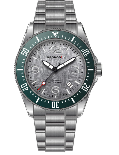KRONOSTI Deep Explorer – Meteorite Dial (Three-Hand with Date)