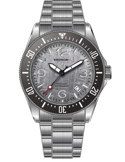 KRONOSTI Deep Explorer – Meteorite Dial (Three-Hand with Date)