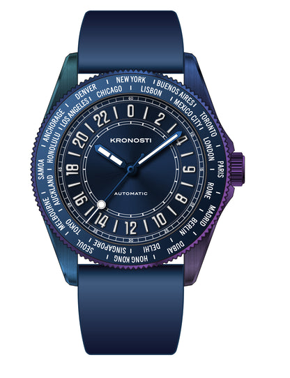 KRONOSTI Deep Explorer – Aurora Titanium GMT Series