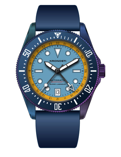 KRONOSTI Deep Explorer – Aurora Titanium GMT Series