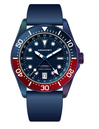 KRONOSTI Deep Explorer – Aurora Titanium GMT Series