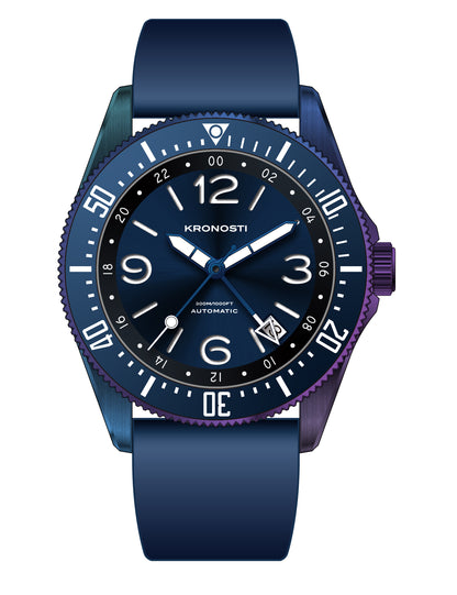 KRONOSTI Deep Explorer – Aurora Titanium GMT Series