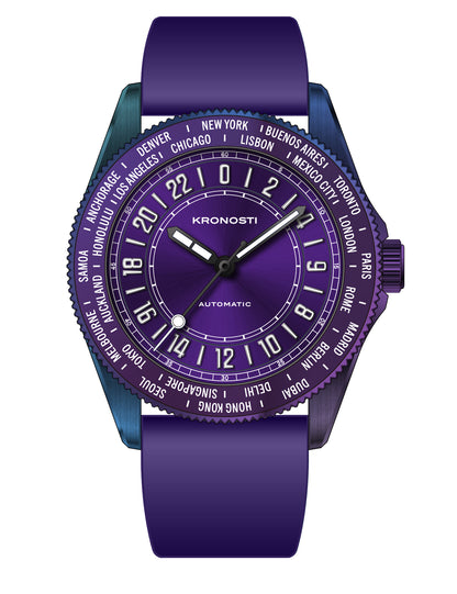 KRONOSTI Deep Explorer – Aurora Titanium GMT Series
