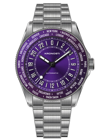 KRONOSTI Deep Explorer – 24H World Timer