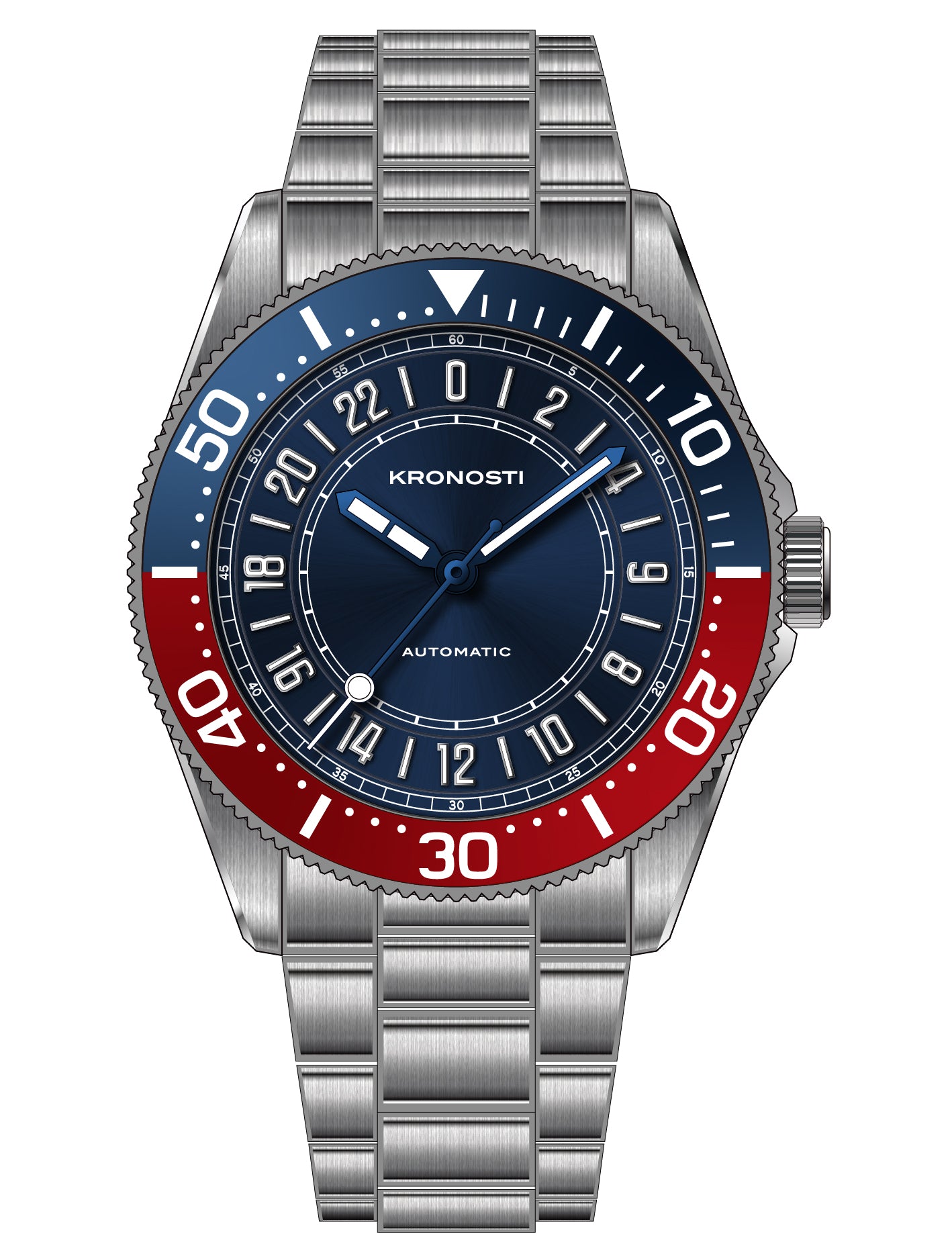 KRONOSTI Deep Explorer – 24H World Timer