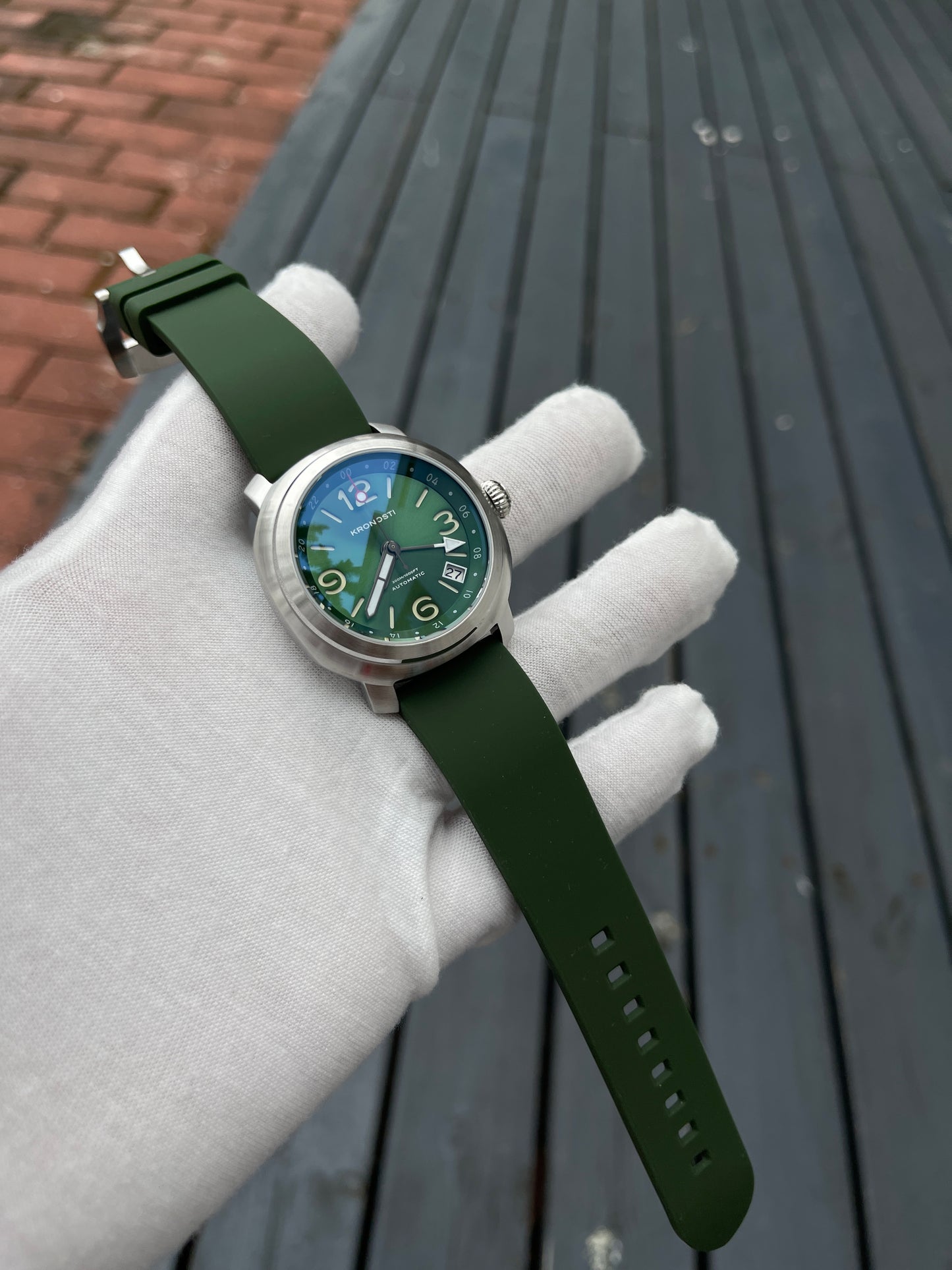KRONOSTI Voyager Horizon GMT – Stainless Steel