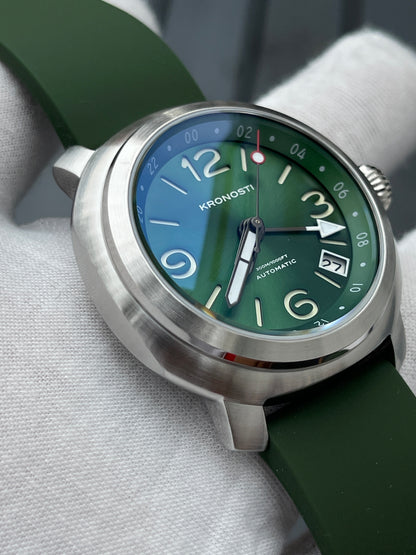 KRONOSTI Voyager Horizon GMT – Stainless Steel