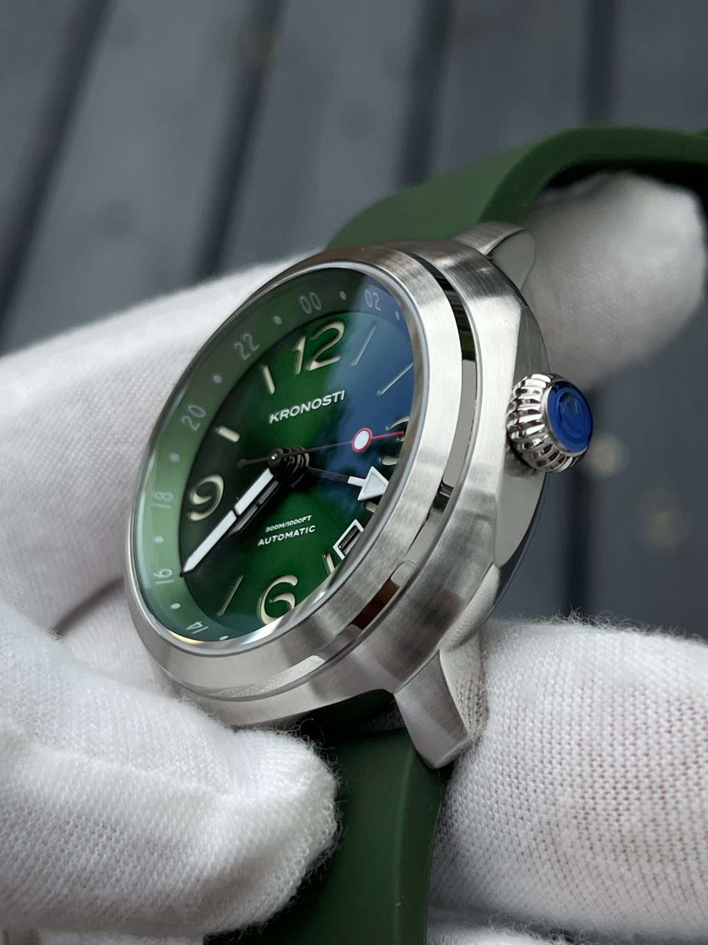 KRONOSTI Voyager Horizon GMT – Stainless Steel