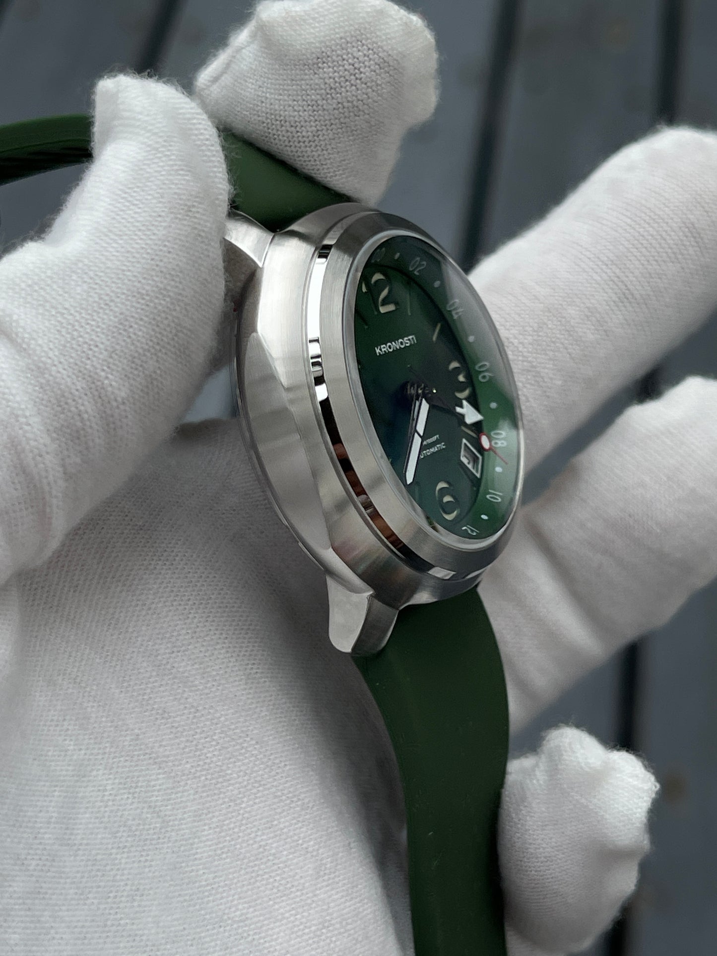 KRONOSTI Voyager Horizon GMT – Stainless Steel
