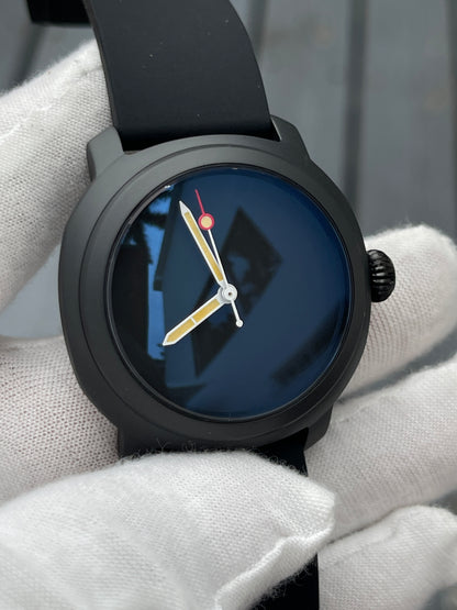 KRONOSTI Voyager Horizon – Three-Hand Black Titanium