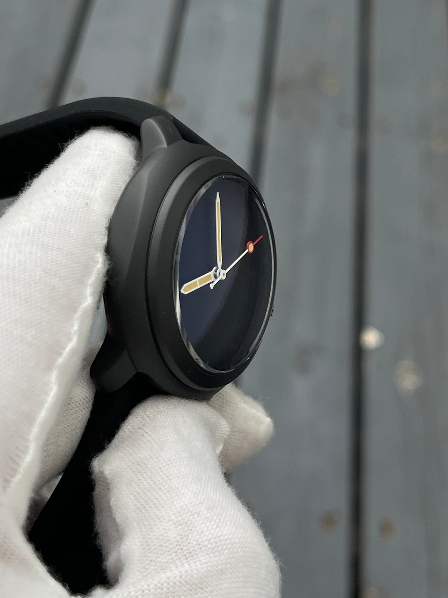 KRONOSTI Voyager Horizon – Three-Hand Black Titanium