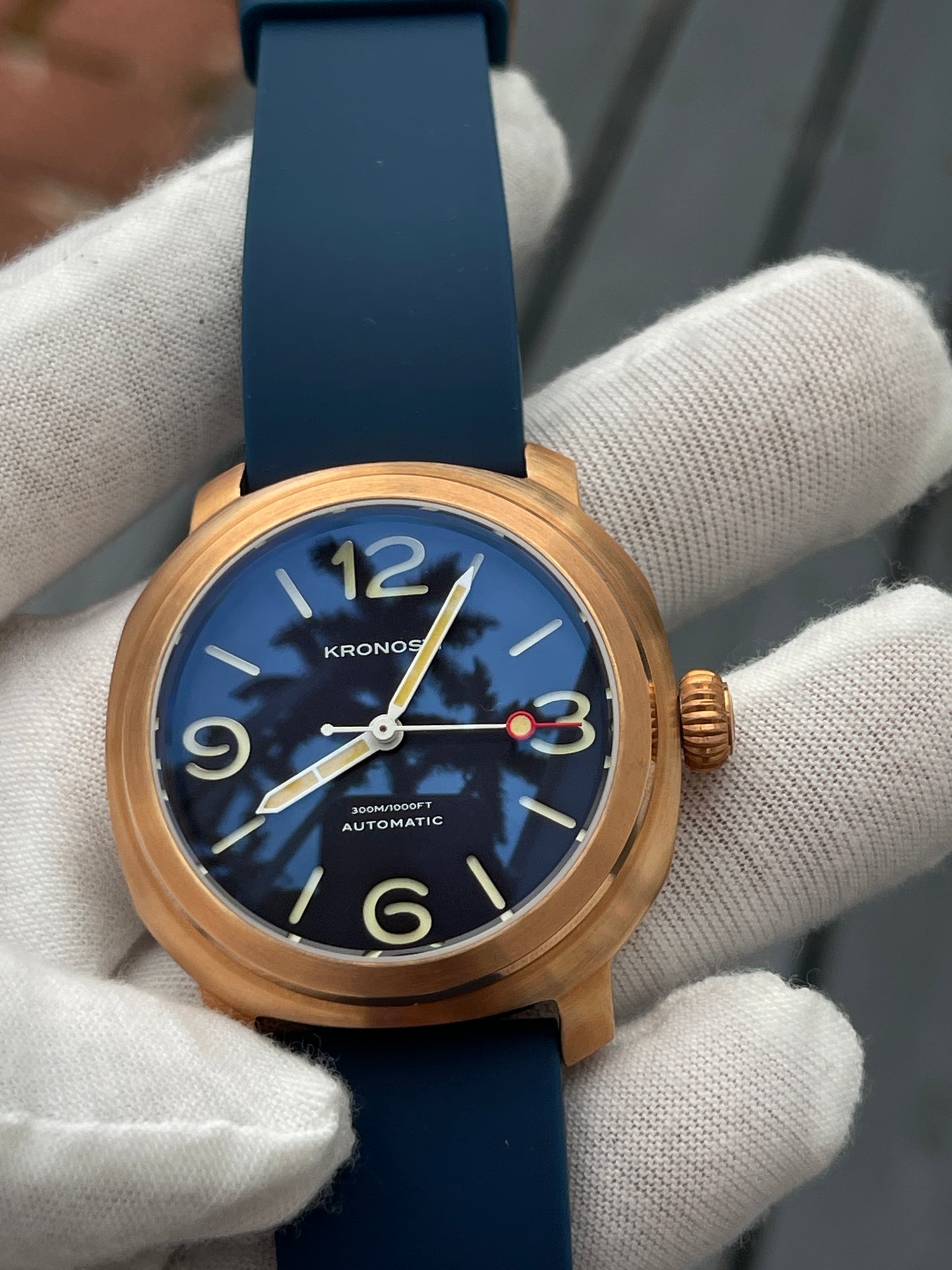 KRONOSTI Voyager Horizon – Three-Hand Bronze