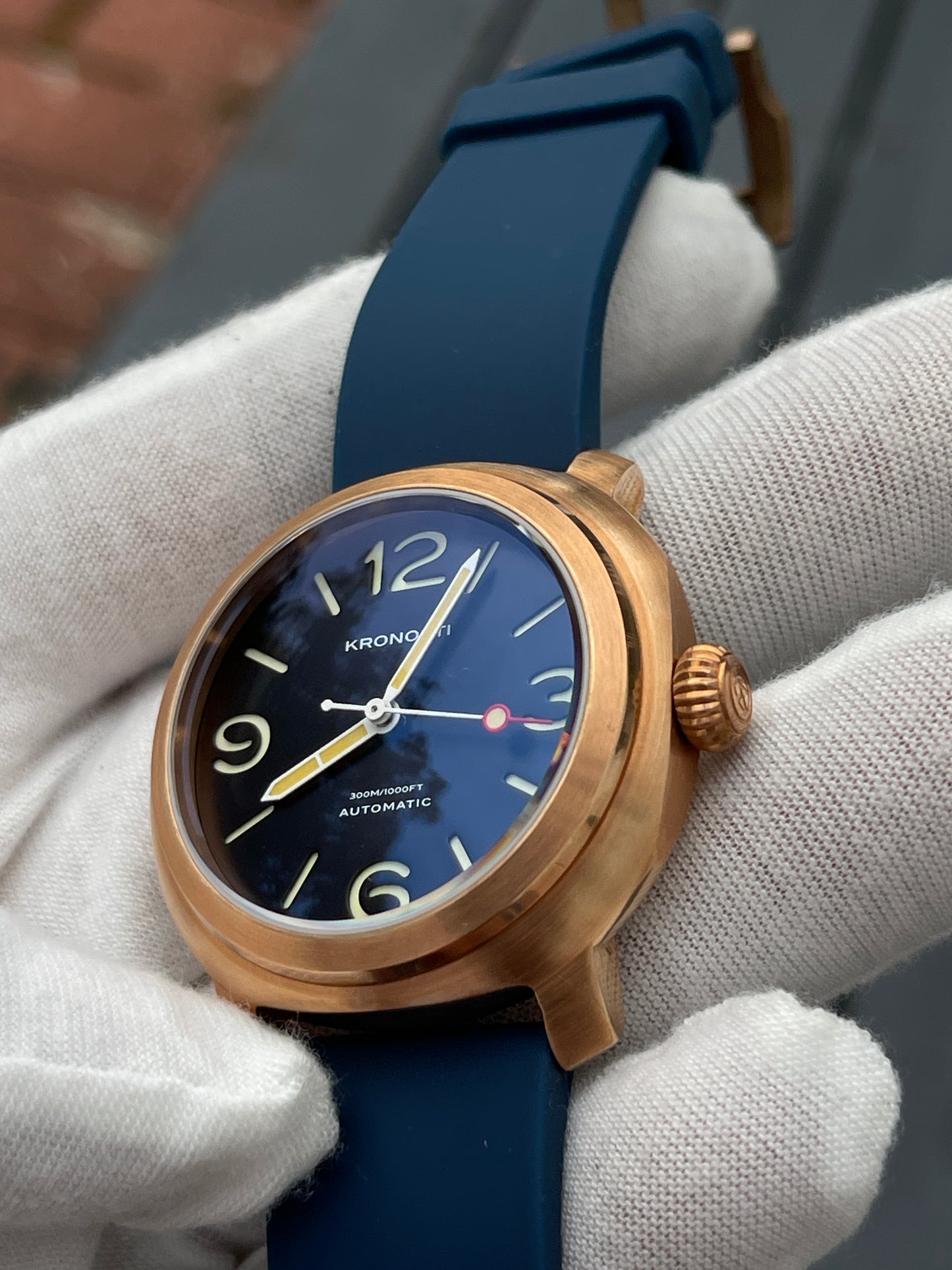 KRONOSTI Voyager Horizon – Three-Hand Bronze