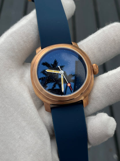 KRONOSTI Voyager Horizon – Three-Hand Bronze