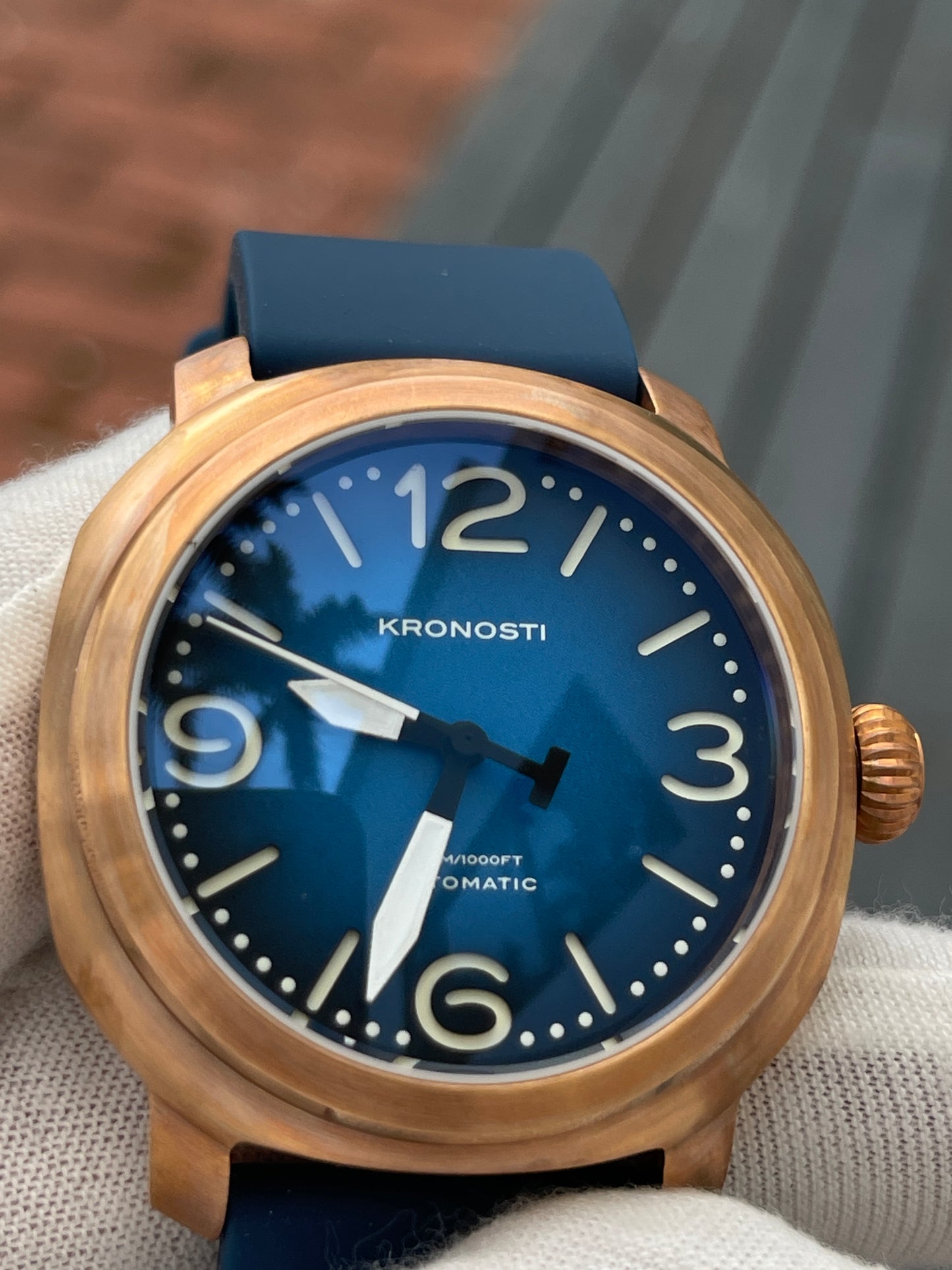 KRONOSTI Voyager Horizon – Three-Hand Bronze