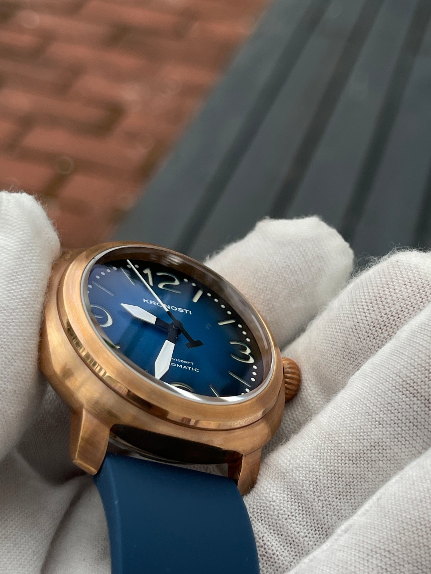 KRONOSTI Voyager Horizon – Three-Hand Bronze