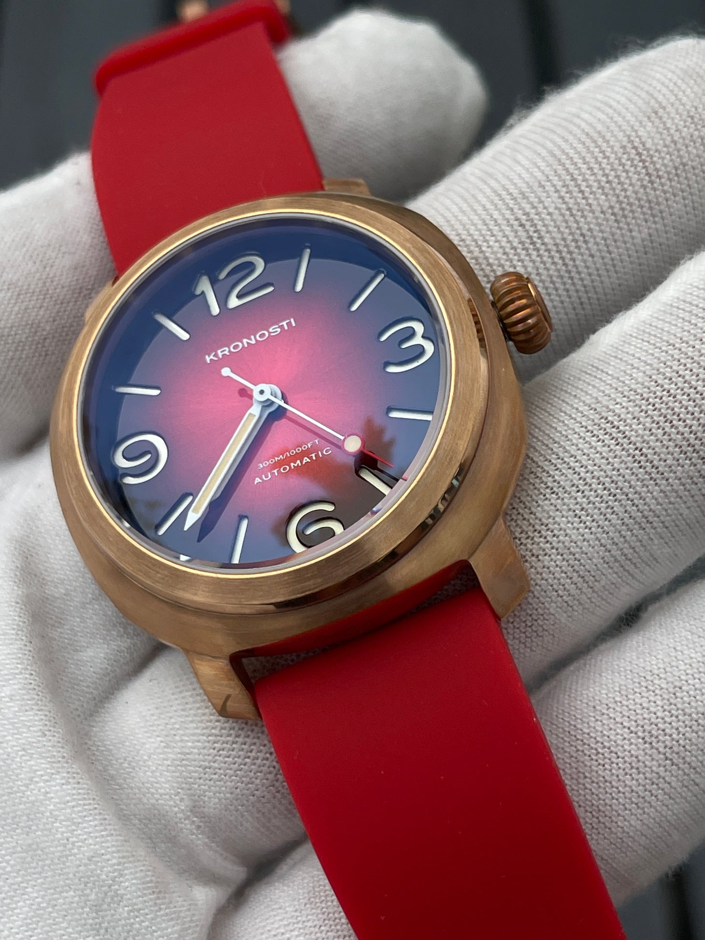 KRONOSTI Voyager Horizon – Three-Hand Bronze