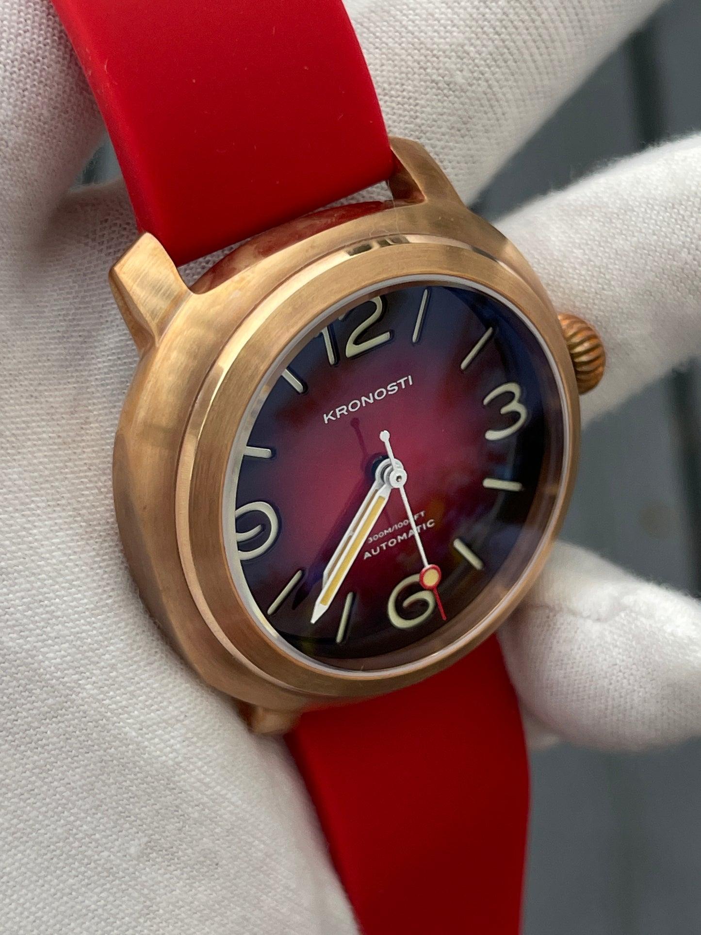 KRONOSTI Voyager Horizon – Three-Hand Bronze