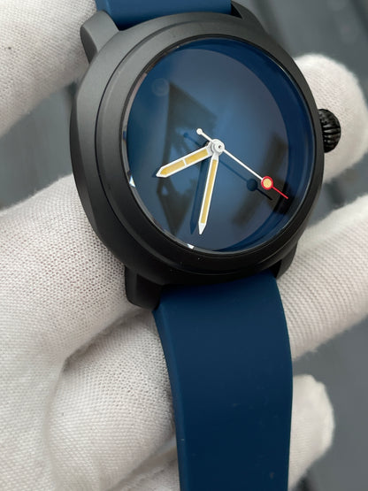 KRONOSTI Voyager Horizon – Three-Hand Black Titanium