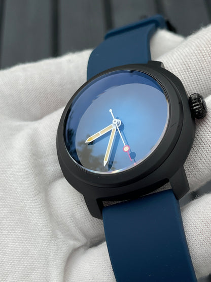 KRONOSTI Voyager Horizon – Three-Hand Black Titanium