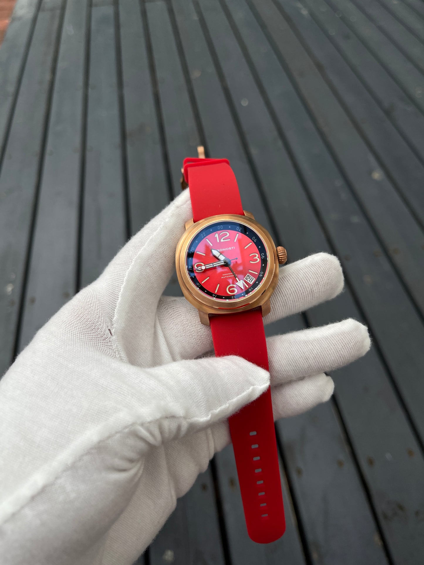 KRONOSTI Voyager Horizon – GMT Bronze