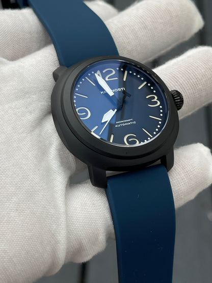 KRONOSTI Voyager Horizon – Three-Hand Black Titanium