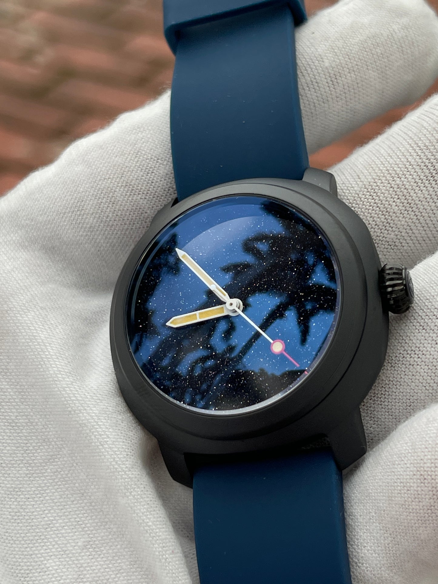 KRONOSTI Voyager Horizon – Three-Hand Black Titanium