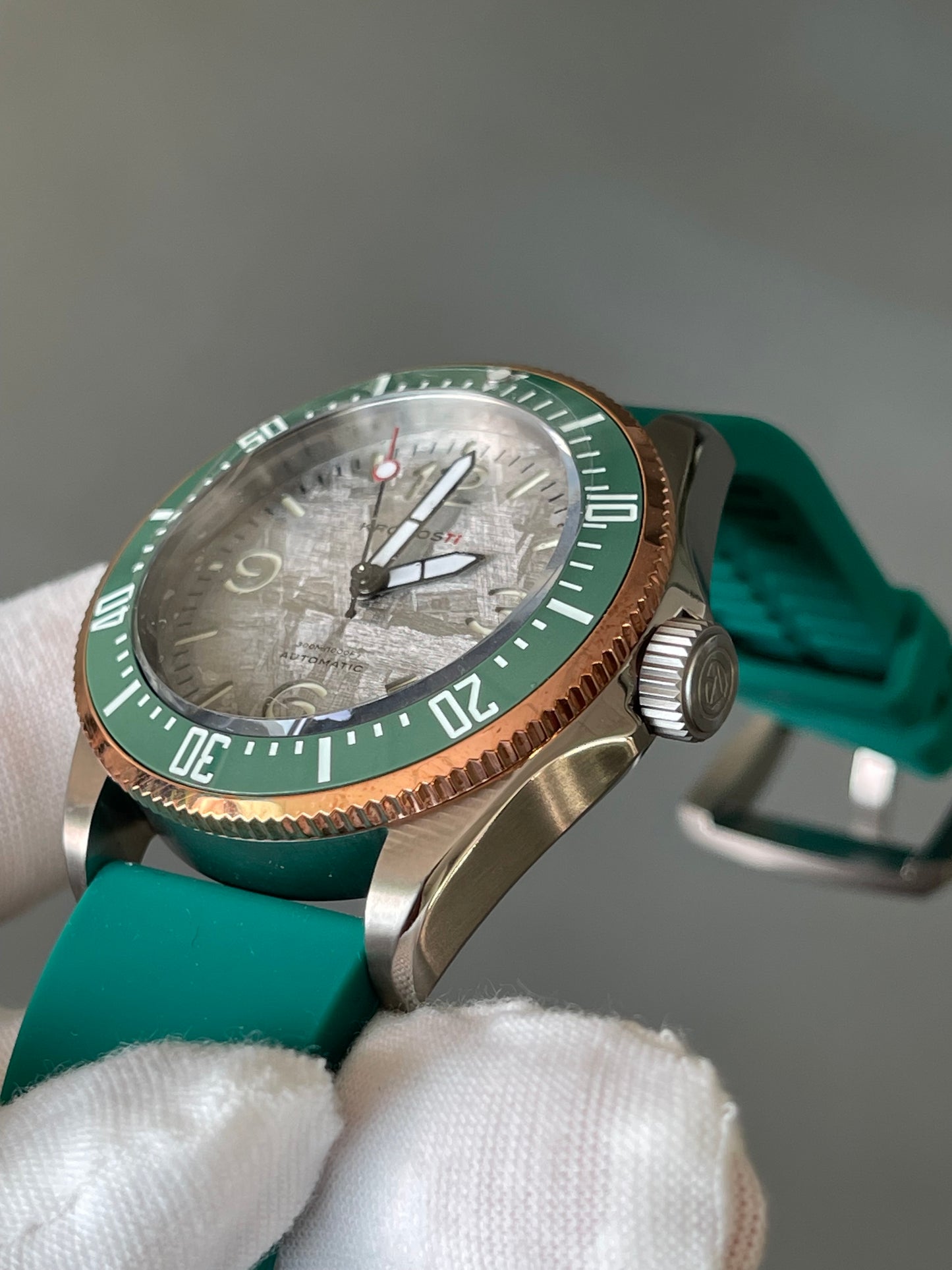 KRONOSTI Deep Explorer – Meteorite Dial (Three-Hand with Date)