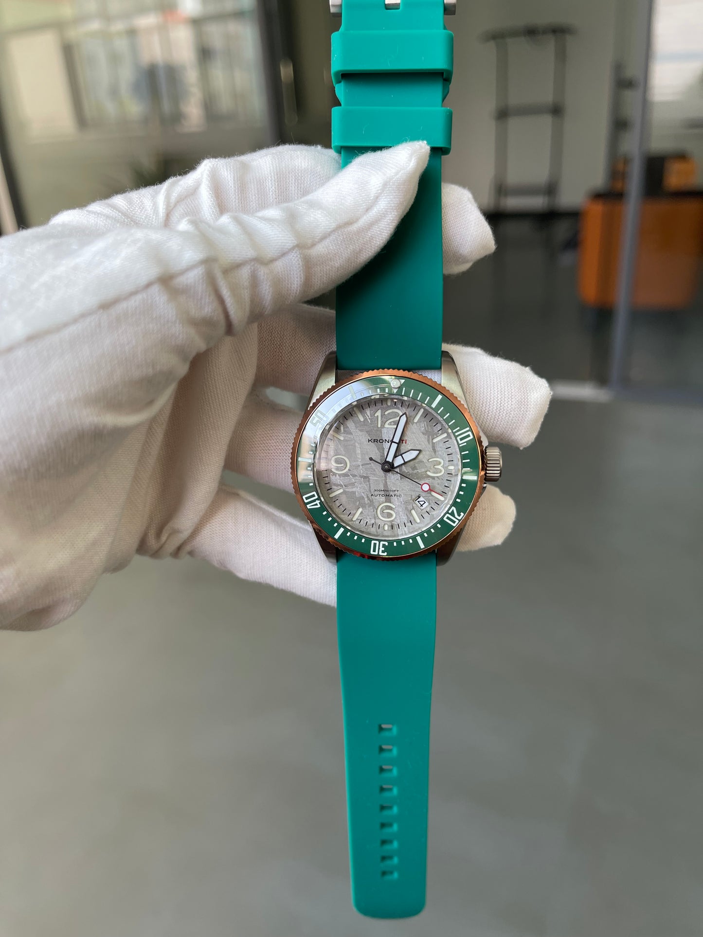 KRONOSTI Deep Explorer – Meteorite Dial (Three-Hand with Date)