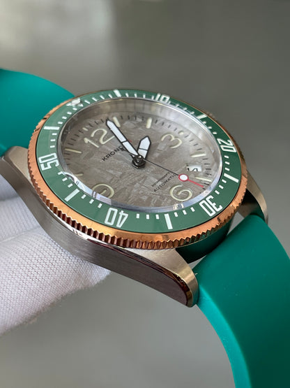KRONOSTI Deep Explorer – Meteorite Dial (Three-Hand with Date)