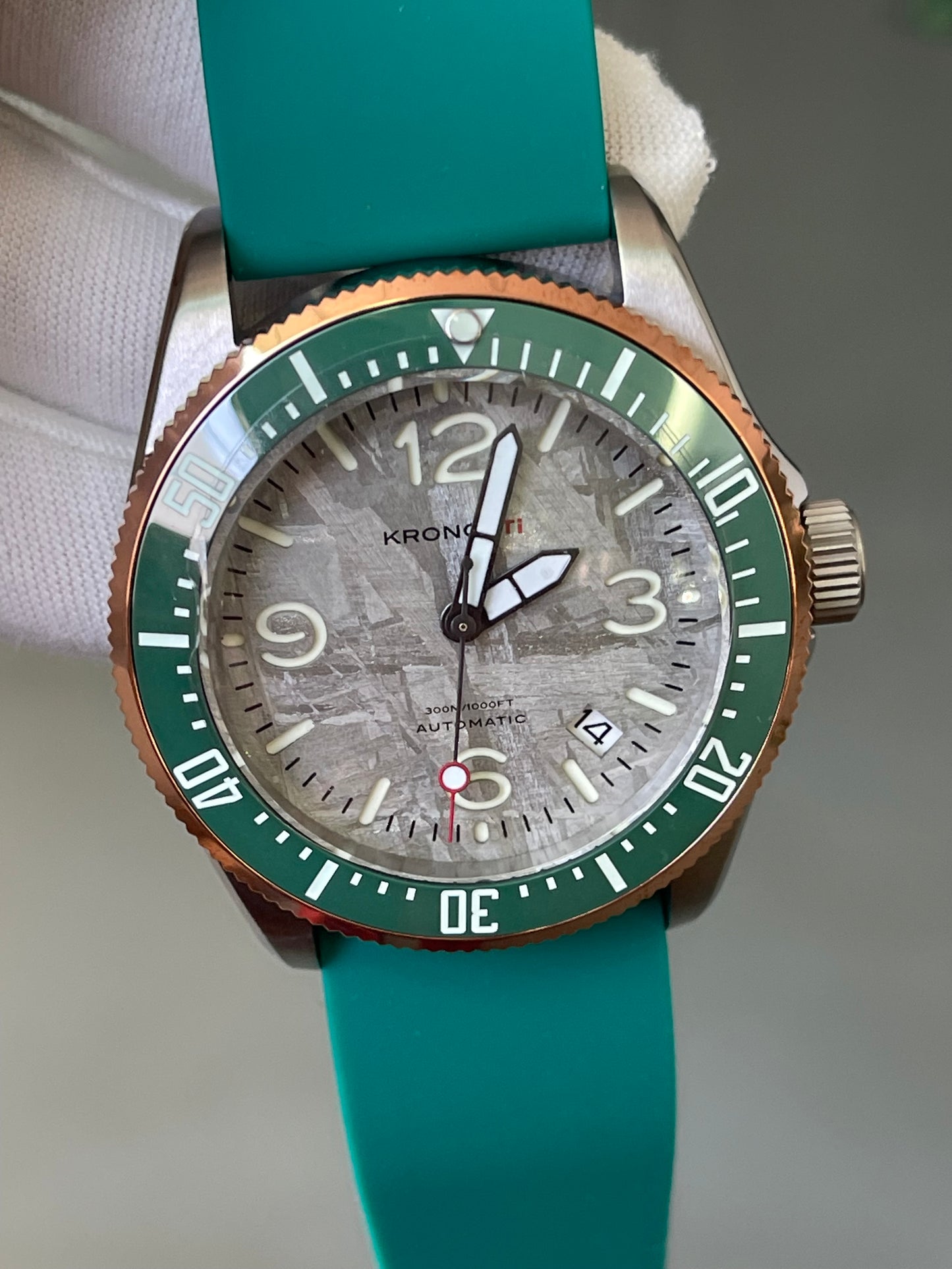 KRONOSTI Deep Explorer – Meteorite Dial (Three-Hand with Date)