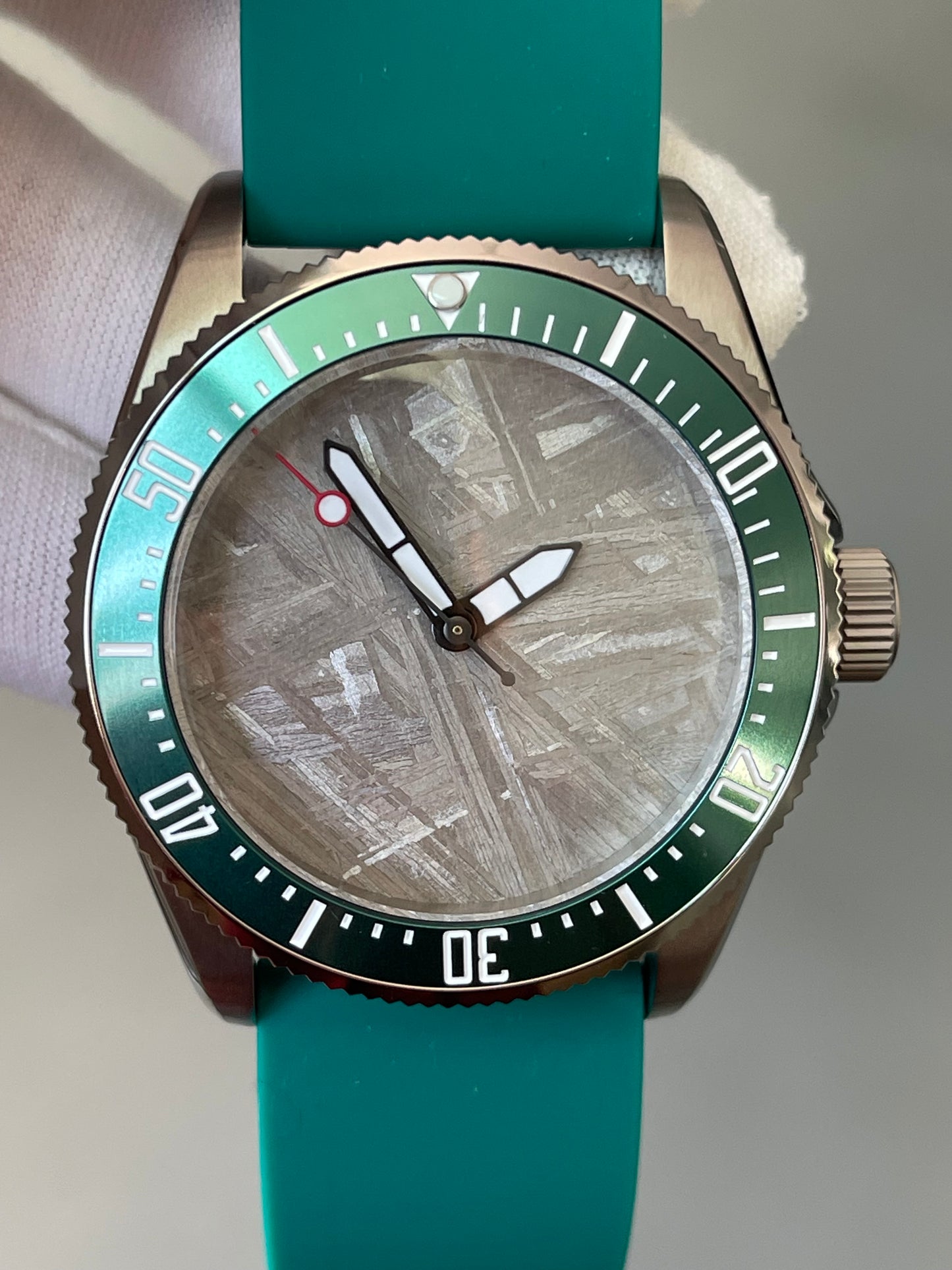 KRONOSTI Deep Explorer – Meteorite Dial (Three-Hand with Date)