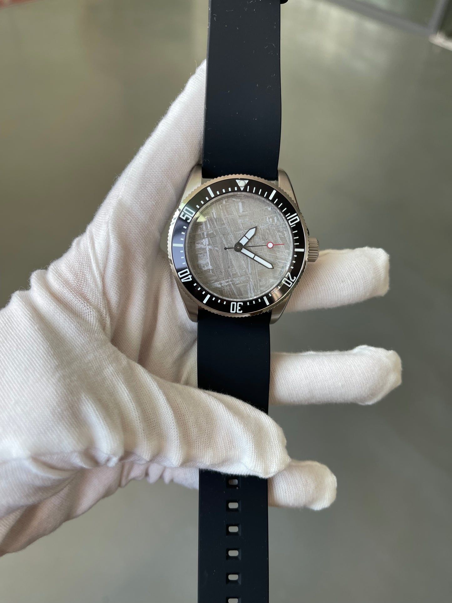KRONOSTI Deep Explorer – Meteorite Dial (Three-Hand with Date)