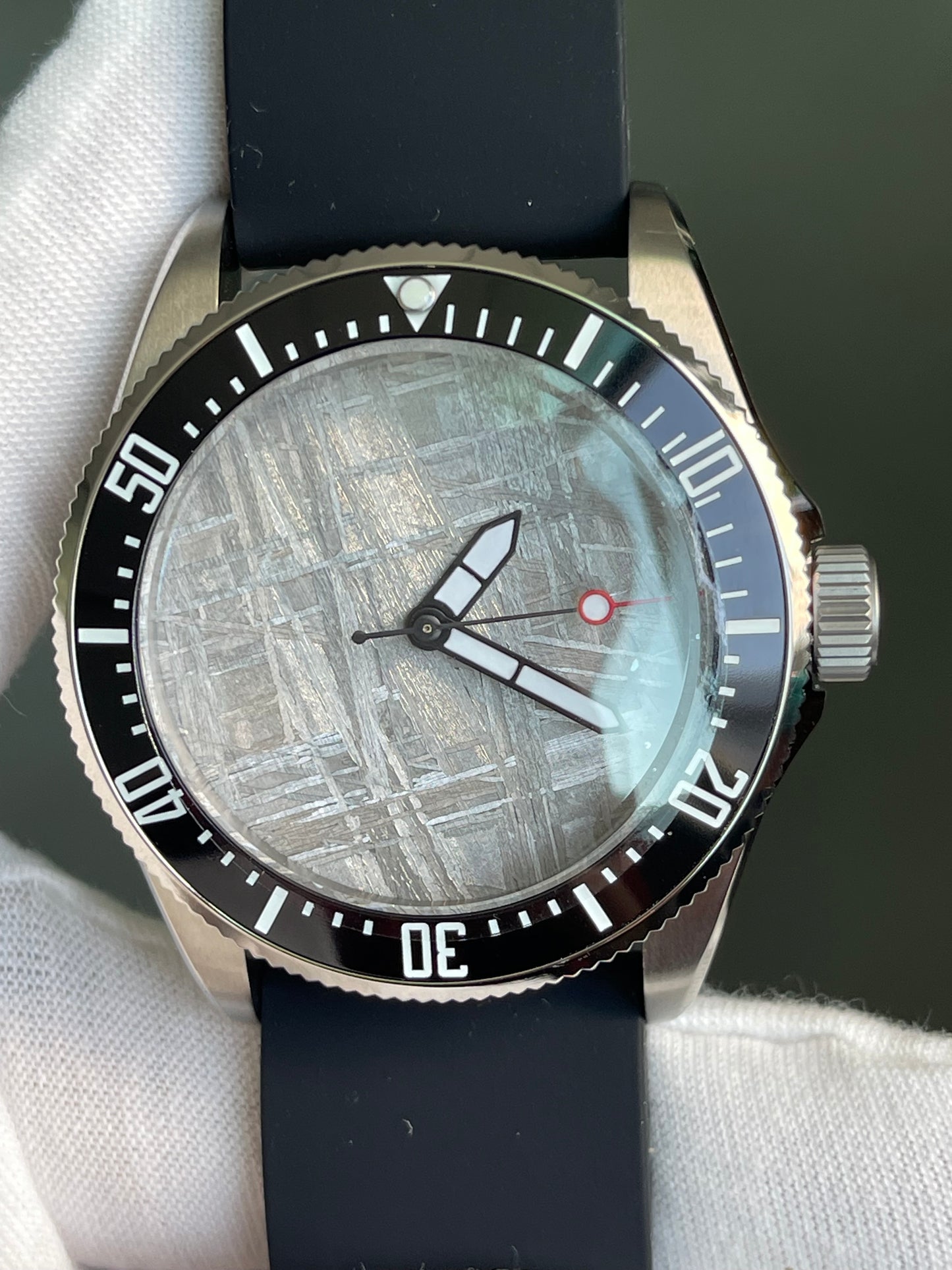 KRONOSTI Deep Explorer – Meteorite Dial (Three-Hand with Date)