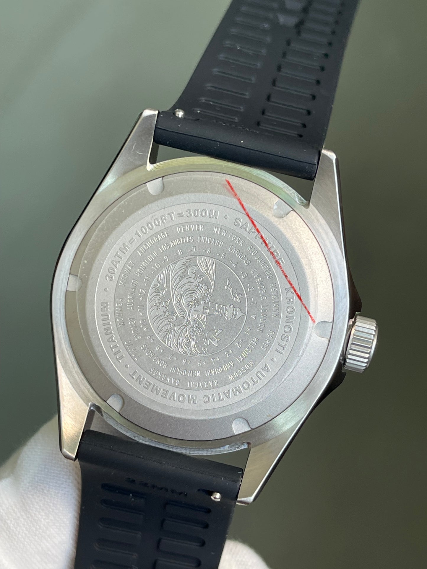 KRONOSTI Deep Explorer – Meteorite Dial (Three-Hand with Date)