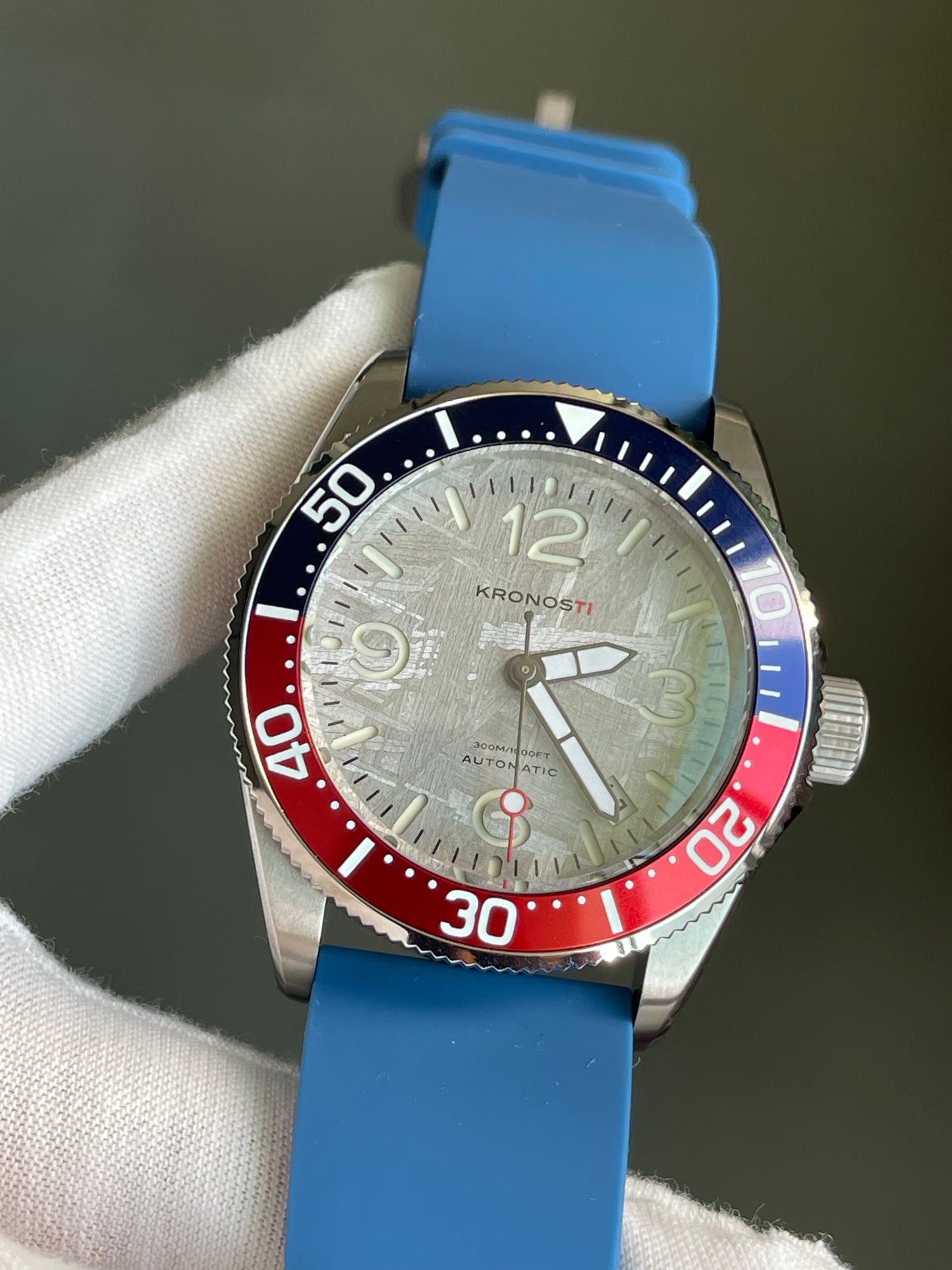 KRONOSTI Deep Explorer – Meteorite Dial (Three-Hand with Date)