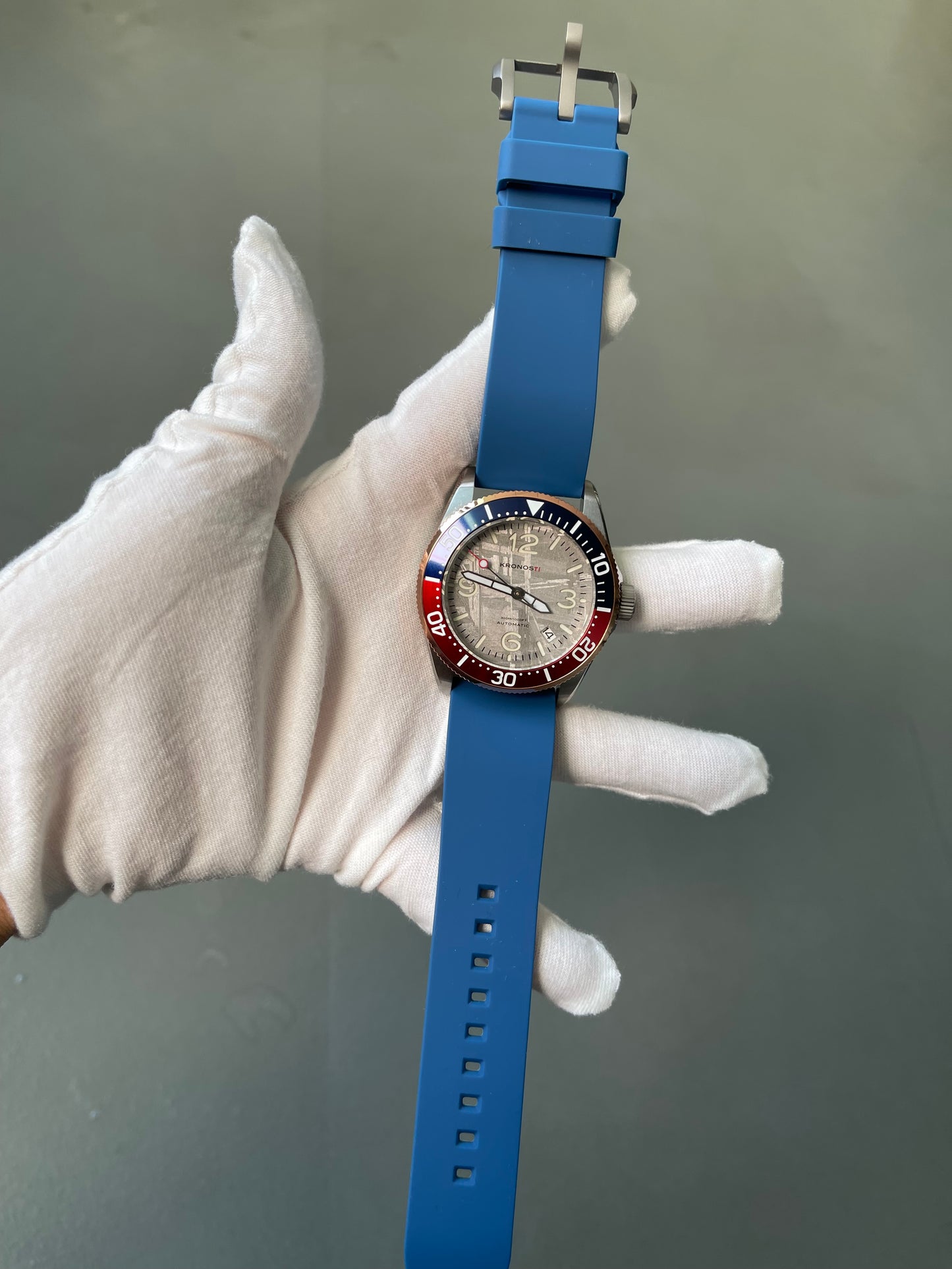 KRONOSTI Deep Explorer – Meteorite Dial (Three-Hand with Date)